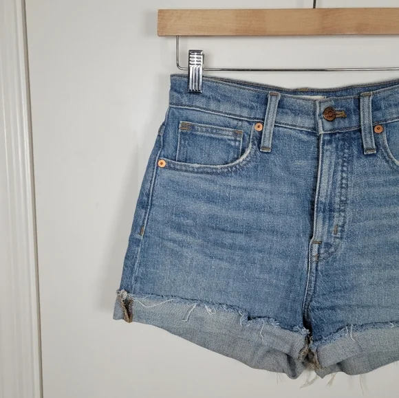 Madewell The High-Rise Denim Shorts Madewell Shorts Size 25 - Picture 3 of 9